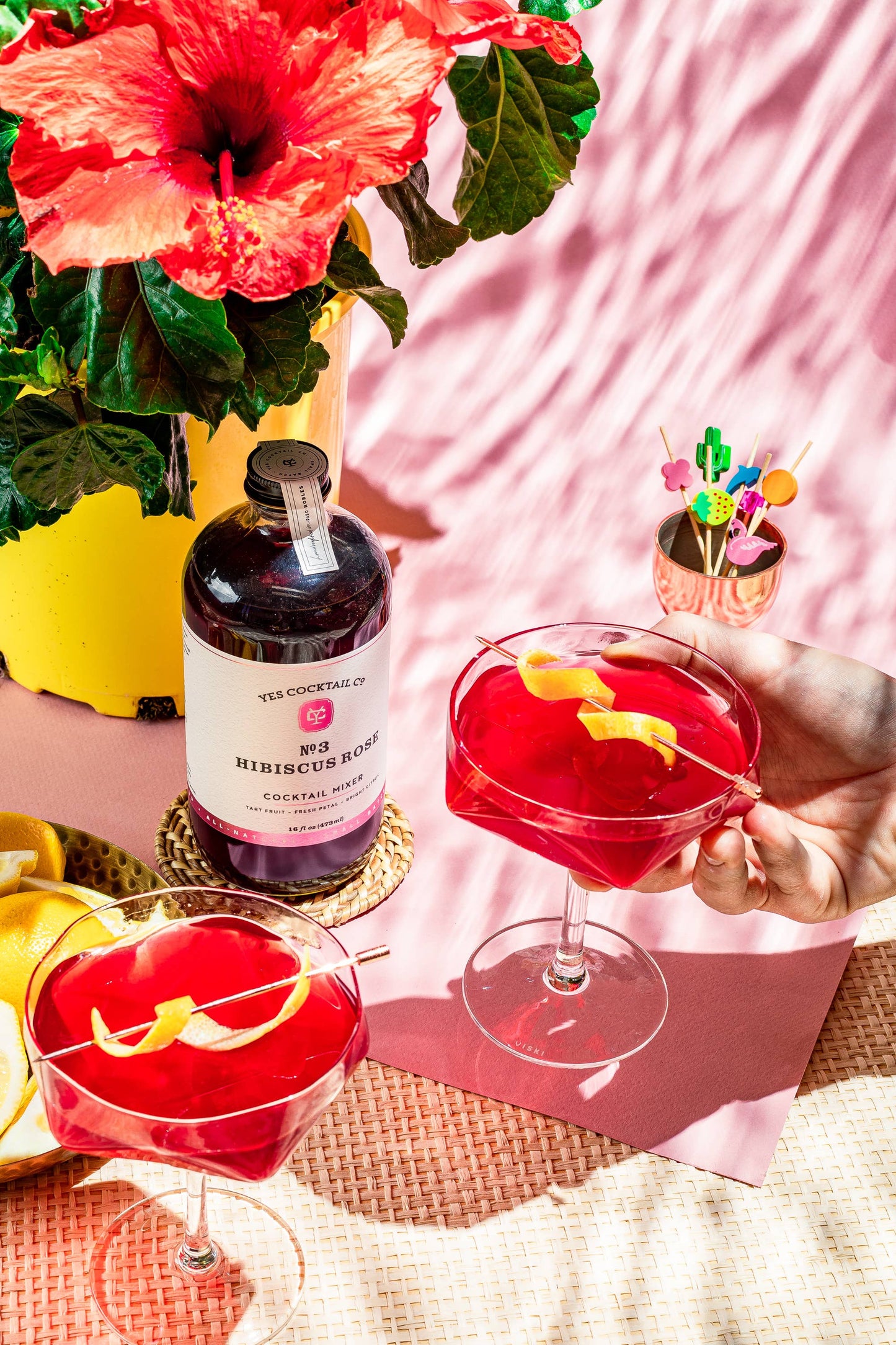 Hibiscus Rose Cocktail Mixer